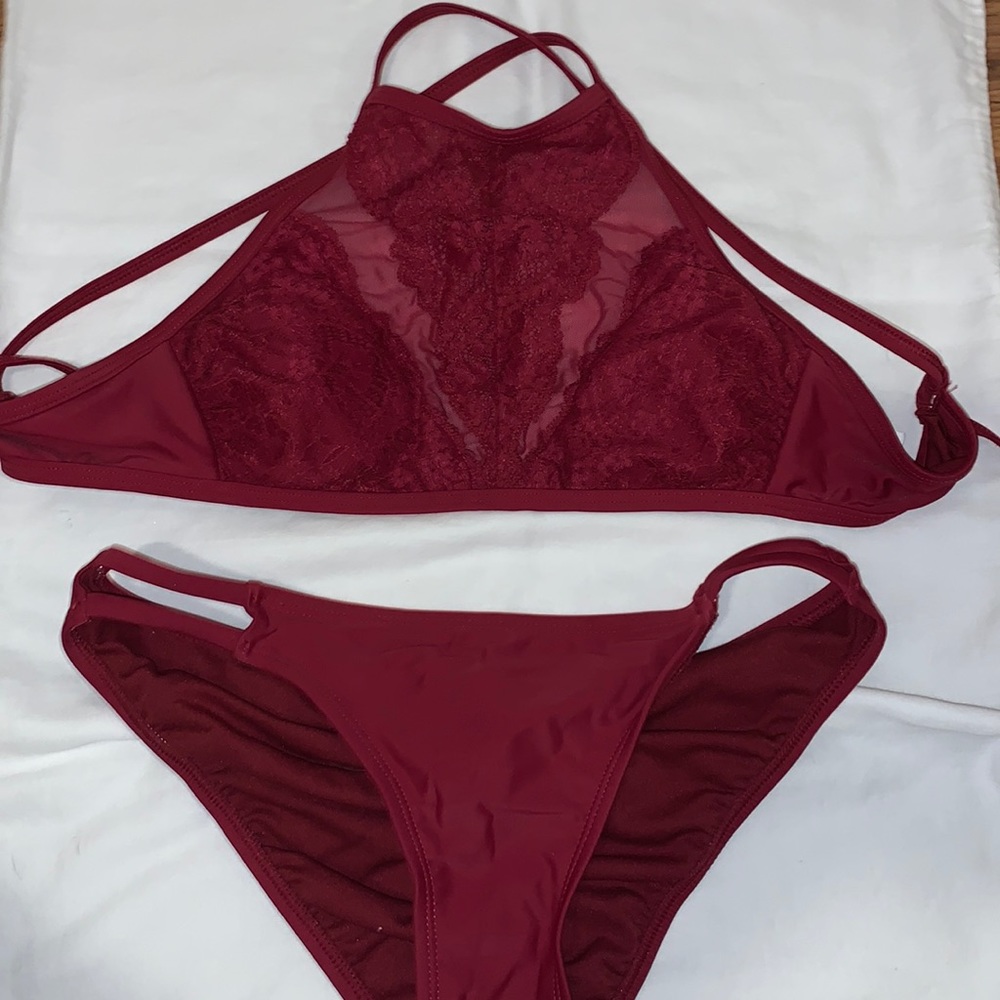 mesh bikini set